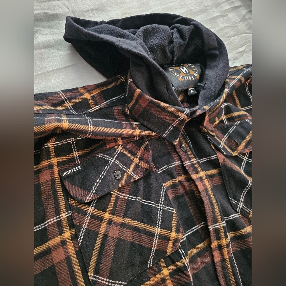 Howitzer Plaid Hooded Shirt Jacket